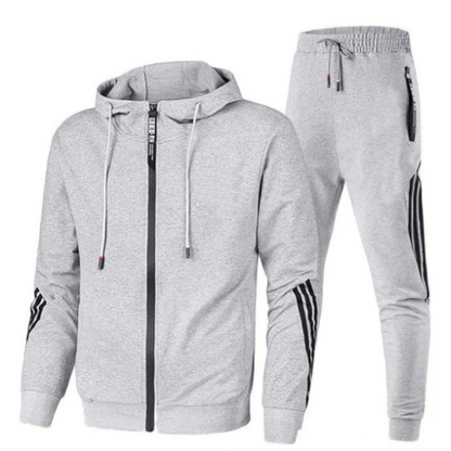 Ensemble de survêtement pour hommes en deux pièces – Style et confort au quotidien Men Set Electro Paris Gris S