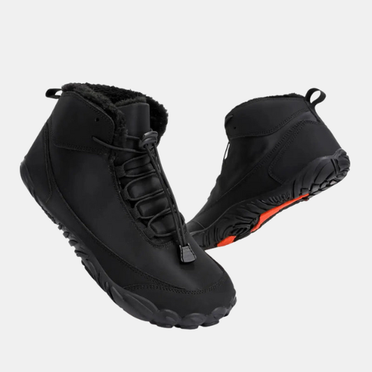 Chaussures d’Hiver Barefoot Imperméables & Résistantes à la Neige (Unisexes) Electro Paris Noir nuit 36