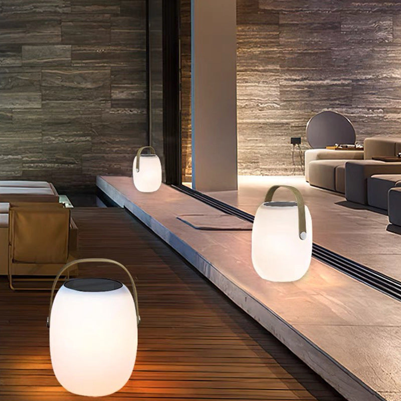 Éclairage Extérieur Solaire Portable en Panier avec LED Décorative Étanche Table Lamps Electro Paris