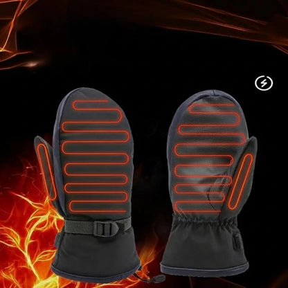 Gants Chauffants Électriques Rechargeables – Chauffage Double Face, Imperméables et USB Pour Ski Gloves Electro Paris