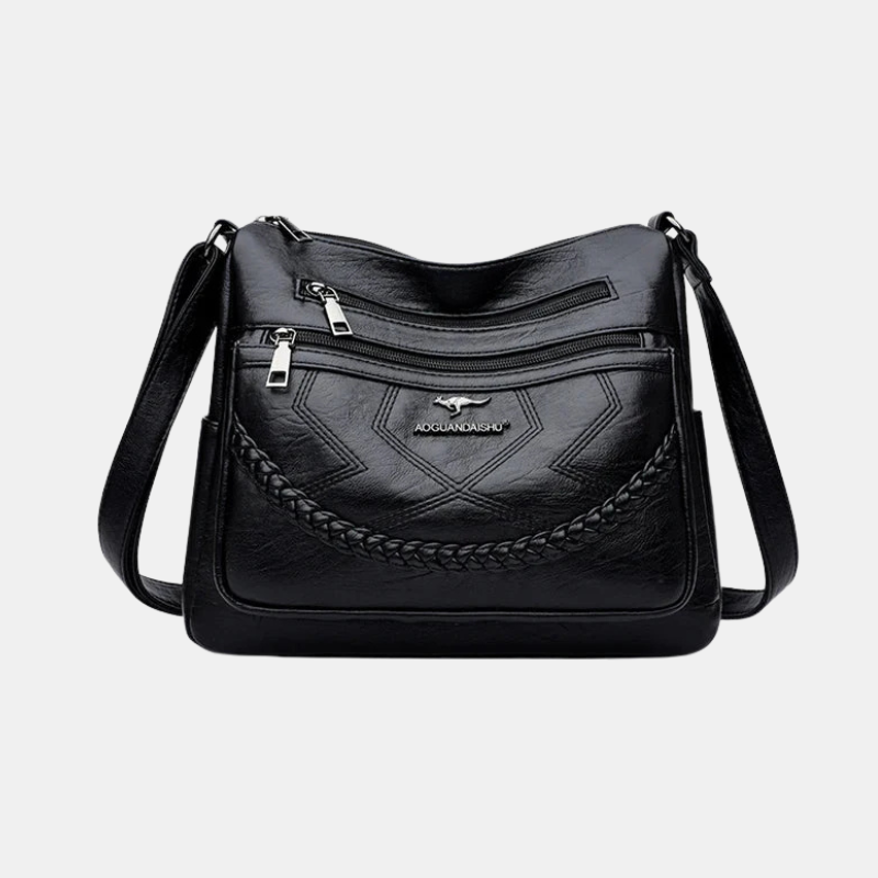Sac En Cuir Souple Pour Femme – Élégance et Praticité au Quotidien Women's bag Electro Paris Noir