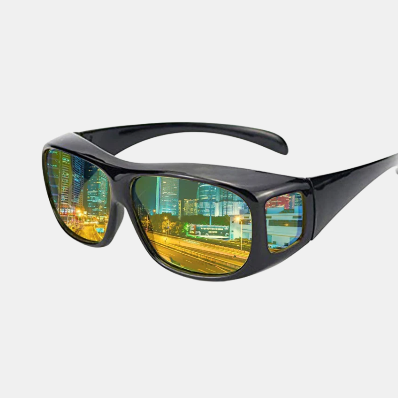 Lunettes De Conduite Nocturne Anti-Éblouissement Avec Technologie GlareCut Pour Sécurité Maximale Eyeglasses Electro Paris Noir