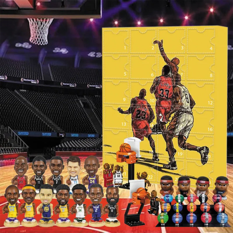 Calendrier De L’Avent Inspiré Du Basketball Pour Une Attente Festive Et Passionnée Advent calendar Electro Paris
