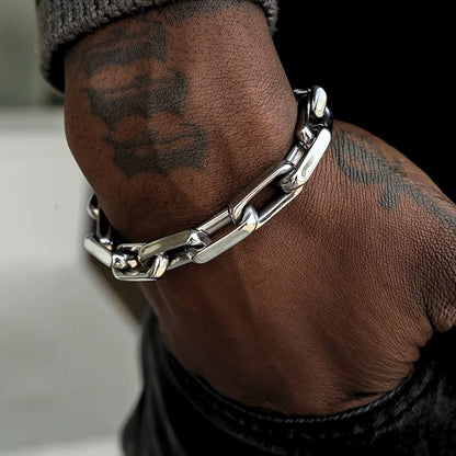 Bracelet en Fer pour Hommes – Accessoire Masculin Robuste Bracelets Electro Paris