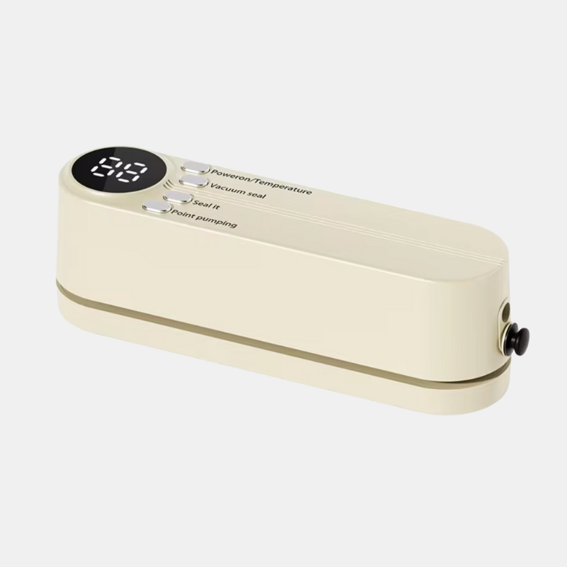 Mini Appareil Sous Vide Sans Fil 3-en-1 Pour Conserver Les Aliments, Sceller Et Gonfler Kitchen Accessories Electro Paris Khaki Soudeuse sous vide + 50 sachets sous vide