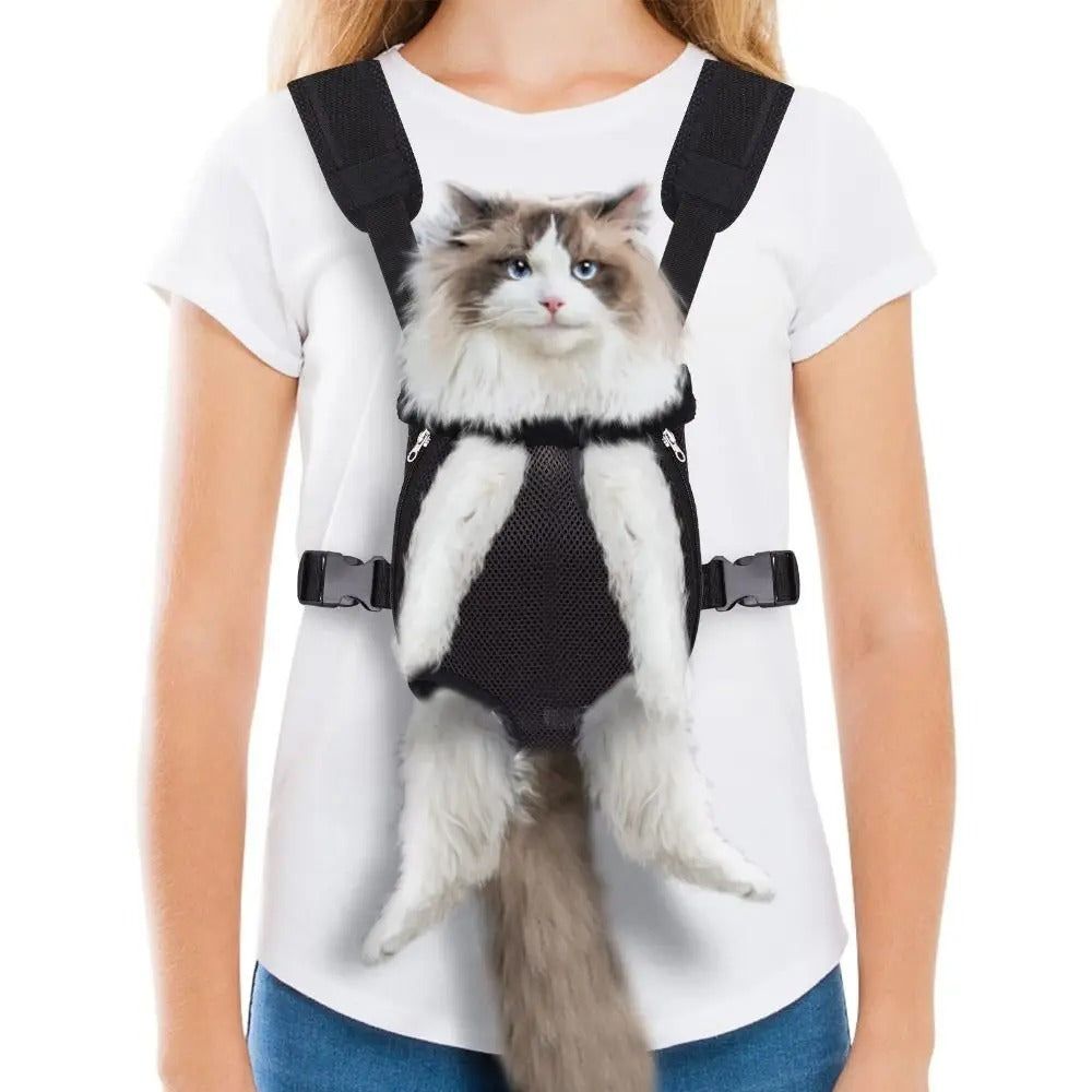 Sac à Dos de Transport pour Chat et Chien – Confort et Sécurité en Déplacement Cat Carrier Backpack Electro Paris
