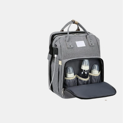 Sac À Langer Multifonction Intelligent Pour Mamans Modernes Black Friday Deal Baby carrier Electro Paris Gris