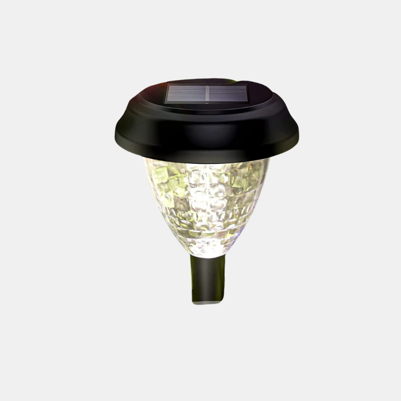 Lumières Solaires Décoratives Extérieures – Lot de 10 Lampes de Jardin à Énergie Solaire Pour Ambiance Nocturne Garden light Electro Paris Noir