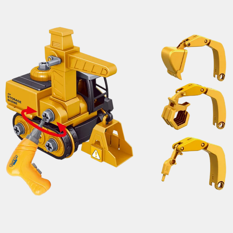 Jeu de Construction Ingénieur Junior – Véhicule à Monter pour Enfants Éclairage mural Electro Paris