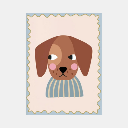 Art Mural pour Chambre de Bébé avec Animaux Colorés – Illustrations Ludiques pour Décor d'Enfant Affiches d'art Electro Paris 9 30x42cm Non encadré