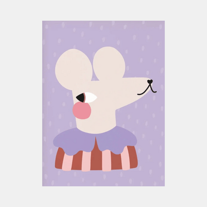 Art Mural pour Chambre de Bébé avec Animaux Colorés – Illustrations Ludiques pour Décor d'Enfant Affiches d'art Electro Paris 10 30x42cm Non encadré