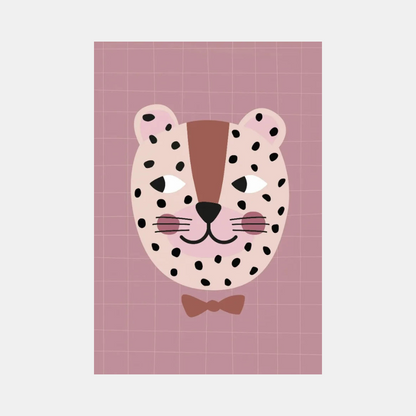 Art Mural pour Chambre de Bébé avec Animaux Colorés – Illustrations Ludiques pour Décor d'Enfant Affiches d'art Electro Paris 13 30x42cm Non encadré