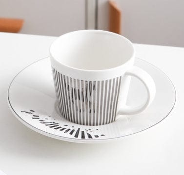 Tasse à Café Miroir Créative – Mug avec Illusion de Miroir en Mouvement Cup Electro Paris