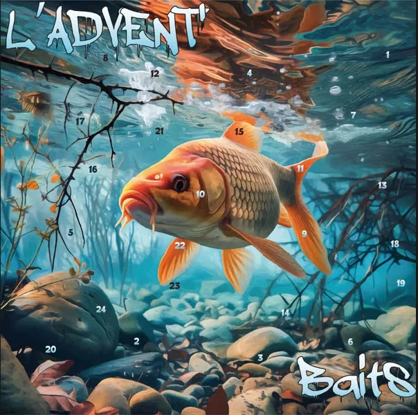 Calendrier De L’Avent – Coffret De Pêche De Noël 2025 Pour Amateurs De Pêche Christmas Fishing Blind Box Electro Paris Carpe