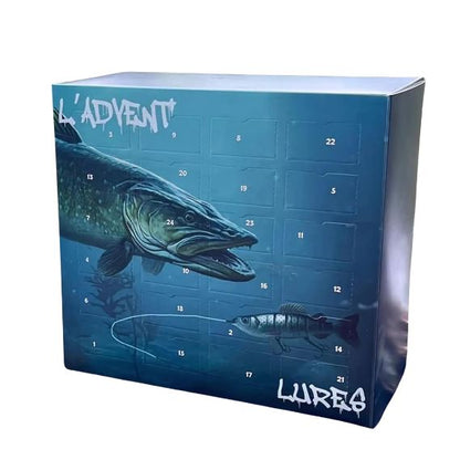 Calendrier De L’Avent – Coffret De Pêche De Noël 2025 Pour Amateurs De Pêche Christmas Fishing Blind Box Electro Paris