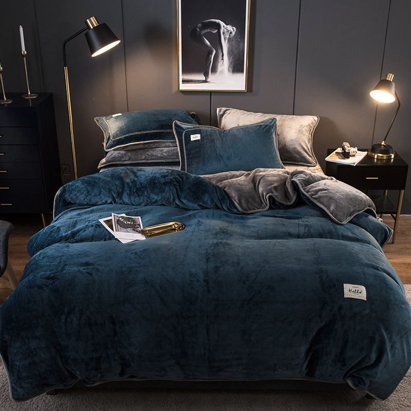 Parure De Lit Complète Velós En Velours Fin Pour Luxe, Confort Et Tranquillité Absolue Velos Complete Bedding Set Electro Paris