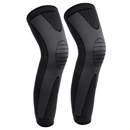 Bandage Pour Genou Avec Compression 360° Pour Soulager Les Douleurs Et Prévenir Les Blessures (Lot De 2) Knee brace Electro Paris Noir M