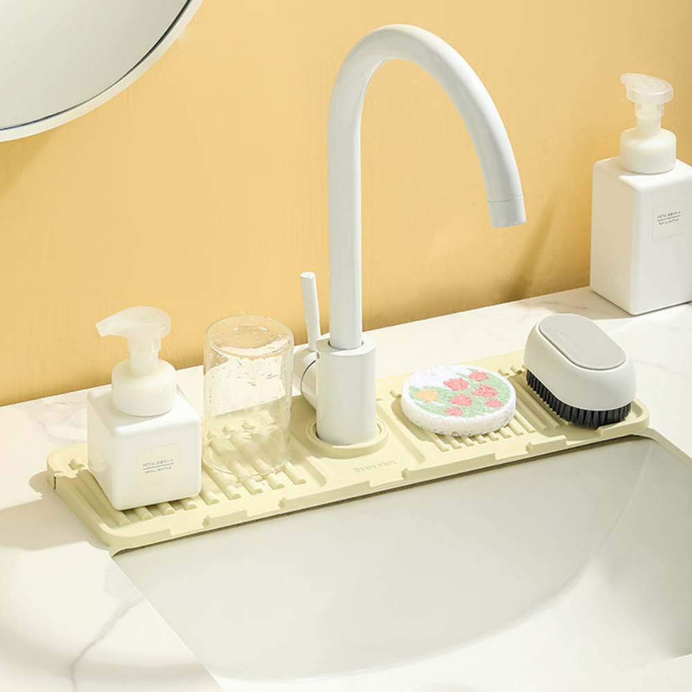 Tapis d’égouttage en silicone pour cuisine et salle de bain – Conception inclinée pour un séchage rapide Drainage Mat Electro Paris