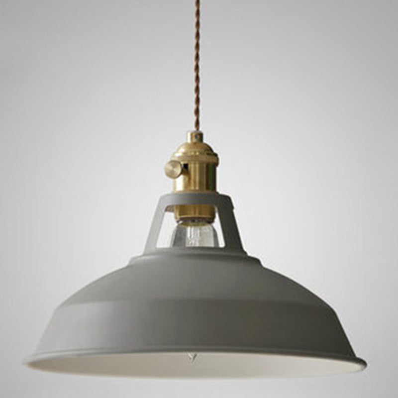 Lampe Suspendue – Lámpara Colgante Vintage De Estilo Industrial Ceiling lamp Electro Paris Gris