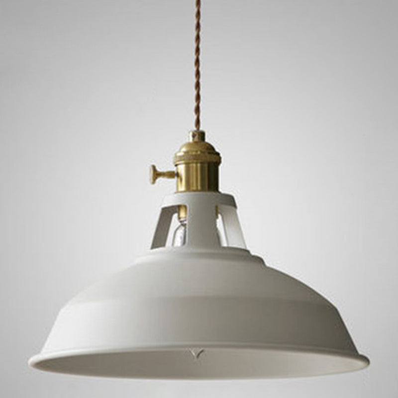Lampe Suspendue – Lámpara Colgante Vintage De Estilo Industrial Ceiling lamp Electro Paris Blanc