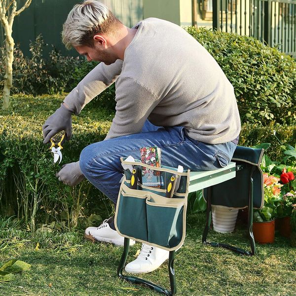 Tabouret Genouillère de Jardin Pliable – Confort et Soutien pour un Jardinage Facile Garden Accesories Electro Paris