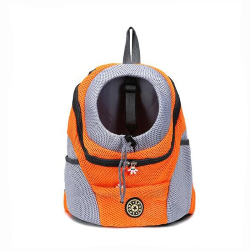 Sac De Transport Pour Chien Respirant Avec Bretelles Ajustables Pour Promenades, Voyages Et Aventures Dog carrier Electro Paris Orange Petit ( 0 - 3.5 kg)