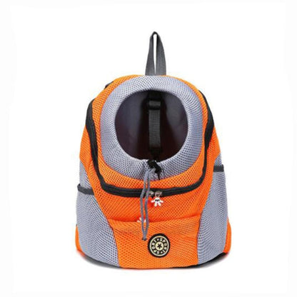 Sac De Transport Pour Chien Respirant Avec Bretelles Ajustables Pour Promenades, Voyages Et Aventures Dog carrier Electro Paris Orange Petit ( 0 - 3.5 kg)