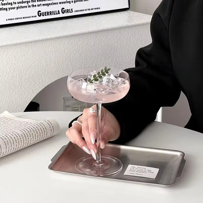 Verres À Cocktail En Cristal Faits Main – Set De 6