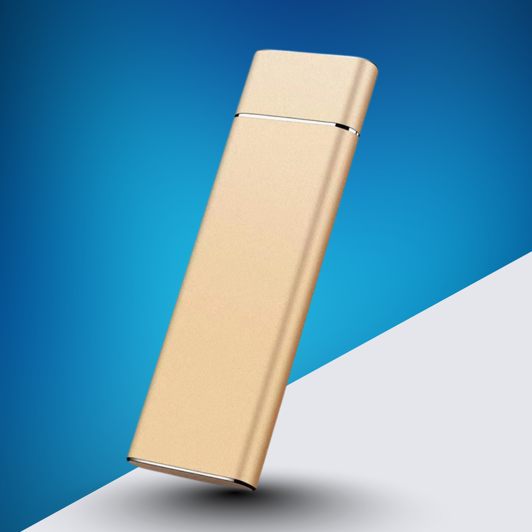 SSD Externe Ultra-Rapide 8 To Pour Stockage Sécurisé Et Transferts Instantanés Hard drive Electro Paris Or