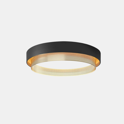 Plafonnier LED Encastré Rond Moderne en Métal avec Température de Couleur Réglable Luminaires de plafond Electro Paris Blanc Blanc chaud