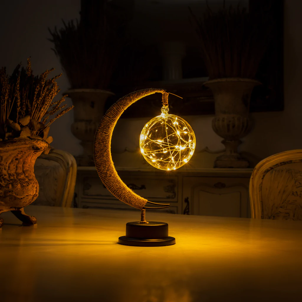Lampe De Lune Décorative Avec Lumière Douce Pour Créer Une Ambiance Apaisante Et Céleste lampe de table Electro Paris