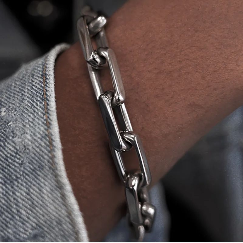 Bracelet en Fer pour Hommes – Accessoire Masculin Robuste Bracelets Electro Paris