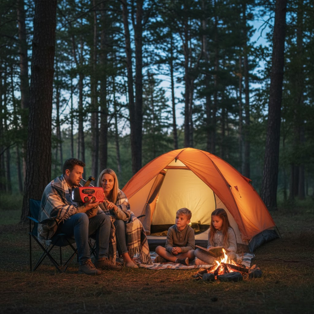 Radio d’Urgence Multifonction avec Manivelle, Panneau Solaire et Powerbank pour Situations Critiques Solar Radio Electro Paris
