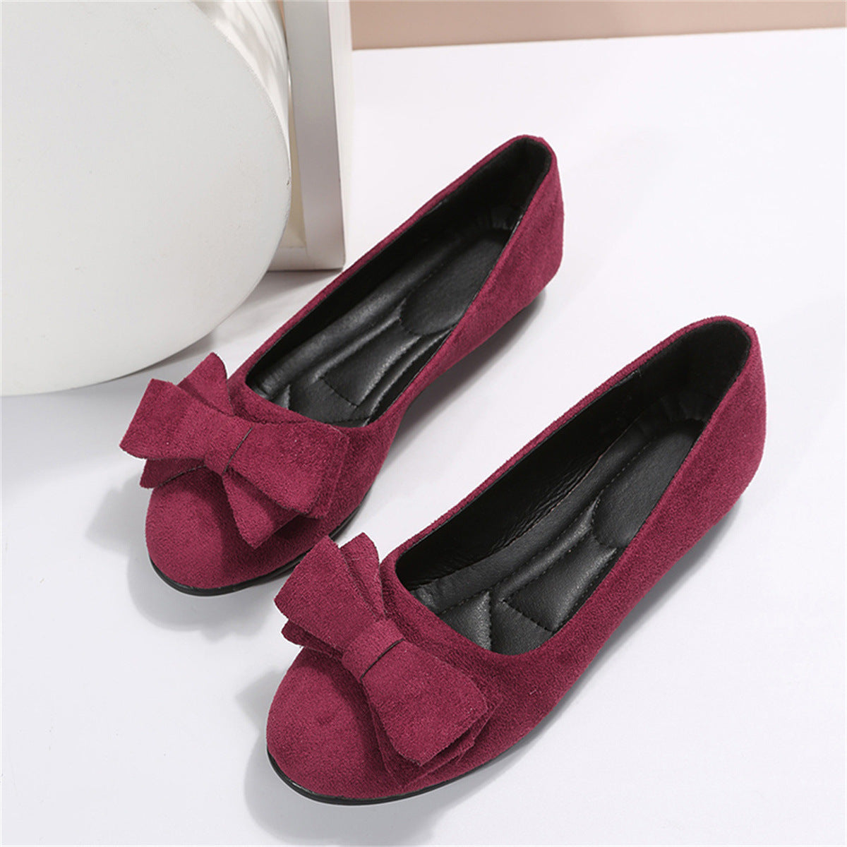 Chaussures Confort Pour Marche Quotidienne Et Soulagement Des Douleurs Flats Electro Paris Rouge 35
