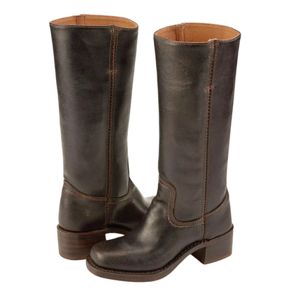 Bottes Classiques Pour Femme À Talon Bloc – Style Intemporel Et Artisanat Durable Black Friday Deal Women Boots Electro Paris Brun foncé 36