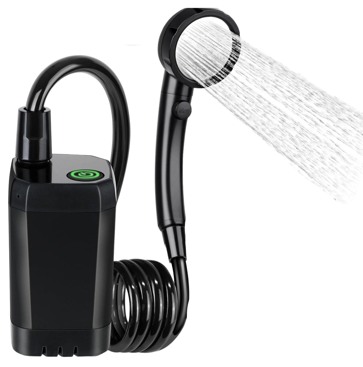Douche De Camping – Douche De Camping Portable Électrique Avec Pompe et Réservoir Rechargeable Portable Electric Camping Shower Electro Paris