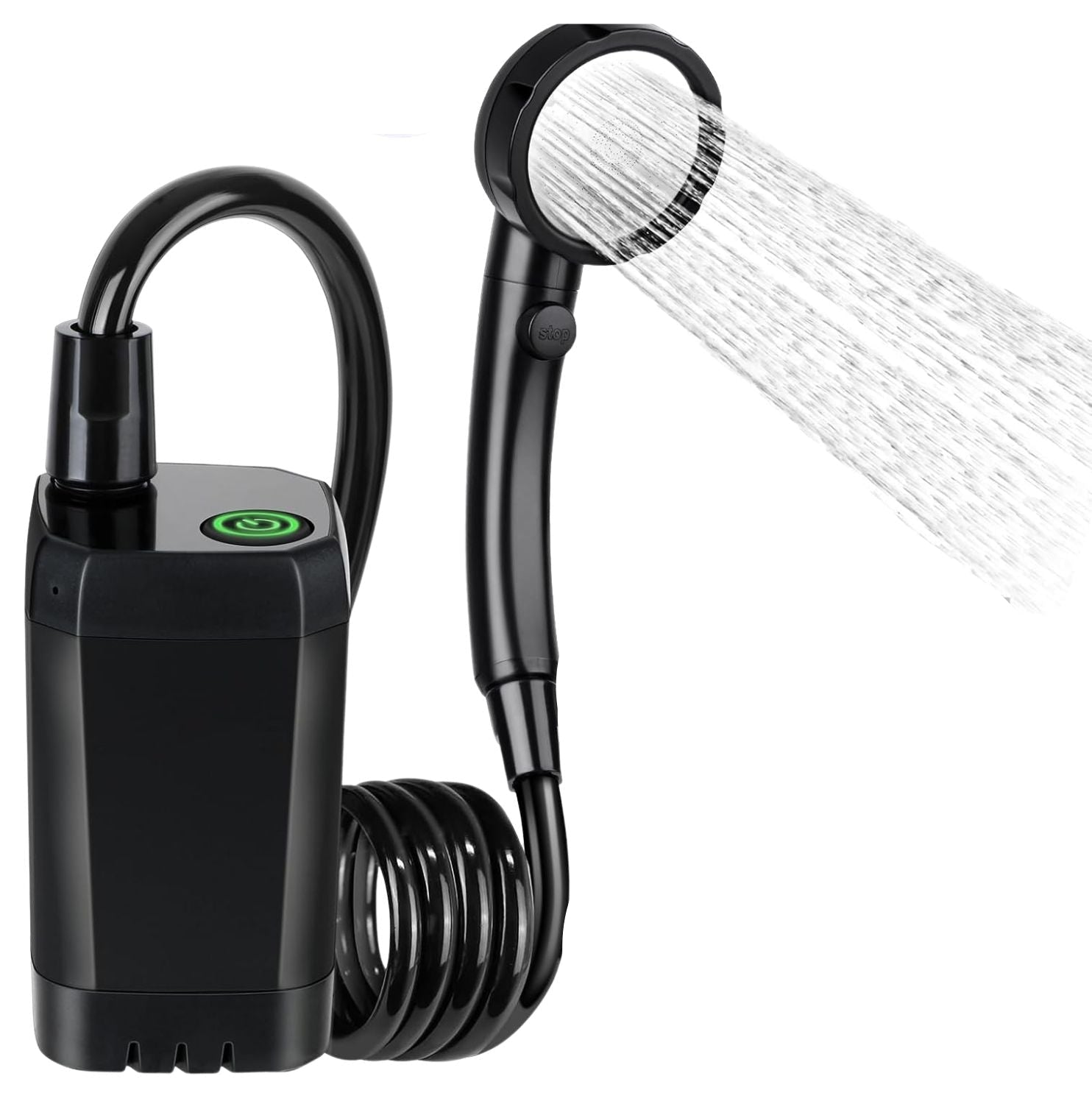 Douche De Camping – Douche De Camping Portable Électrique Avec Pompe et Réservoir Rechargeable Portable Electric Camping Shower Electro Paris