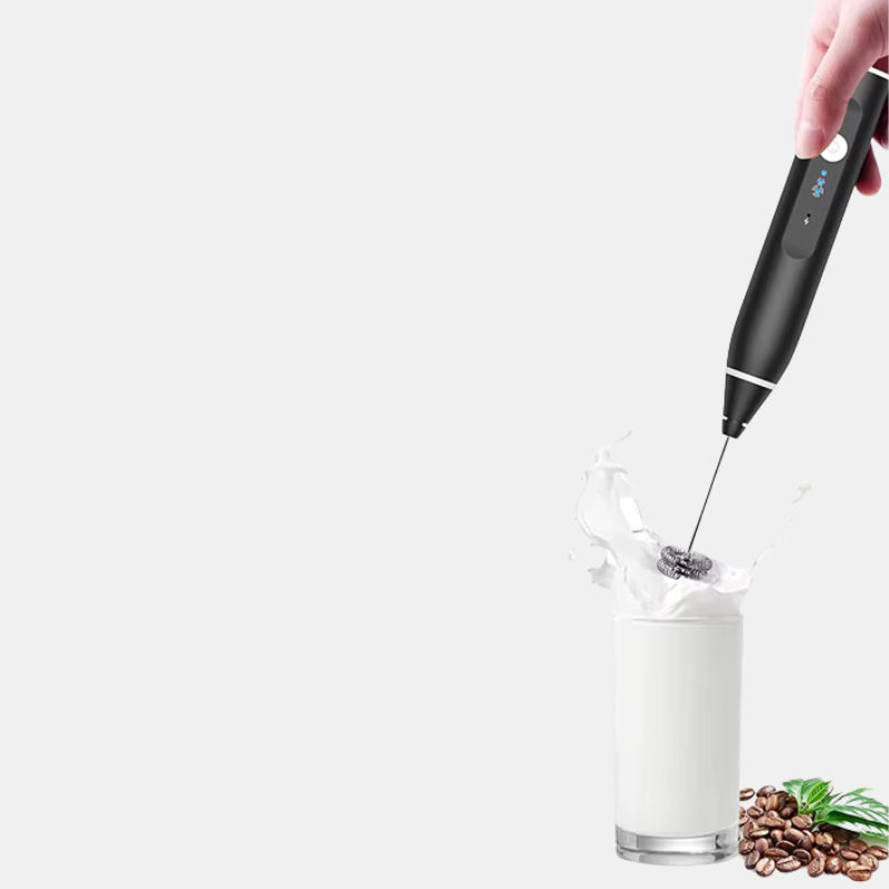 Mousseur À Lait Rechargeable Pour Café Et Boissons Chaudes Avec Design Compact Et Portable Frother mixer Electro Paris