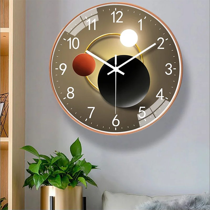 Horloge Murale Luminouse Moderne Avec Mouvement Silencieux Et Design Élégant Wall clock Electro Paris