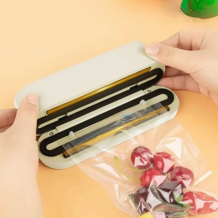Mini Appareil Sous Vide Sans Fil 3-en-1 Pour Conserver Les Aliments, Sceller Et Gonfler Kitchen Accessories Electro Paris