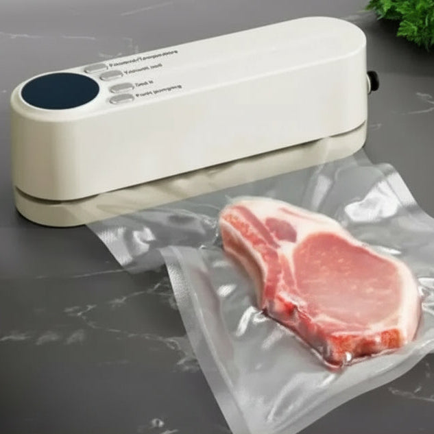 Mini Appareil Sous Vide Sans Fil 3-en-1 Pour Conserver Les Aliments, Sceller Et Gonfler Kitchen Accessories Electro Paris