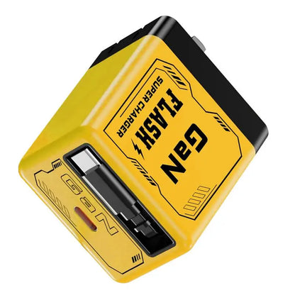 Chargeur USB C 35W À Double Ports Avec Design Rétractable Pour Appareils Mobiles Et Tablettes Chargers & Power Adapters Electro Paris