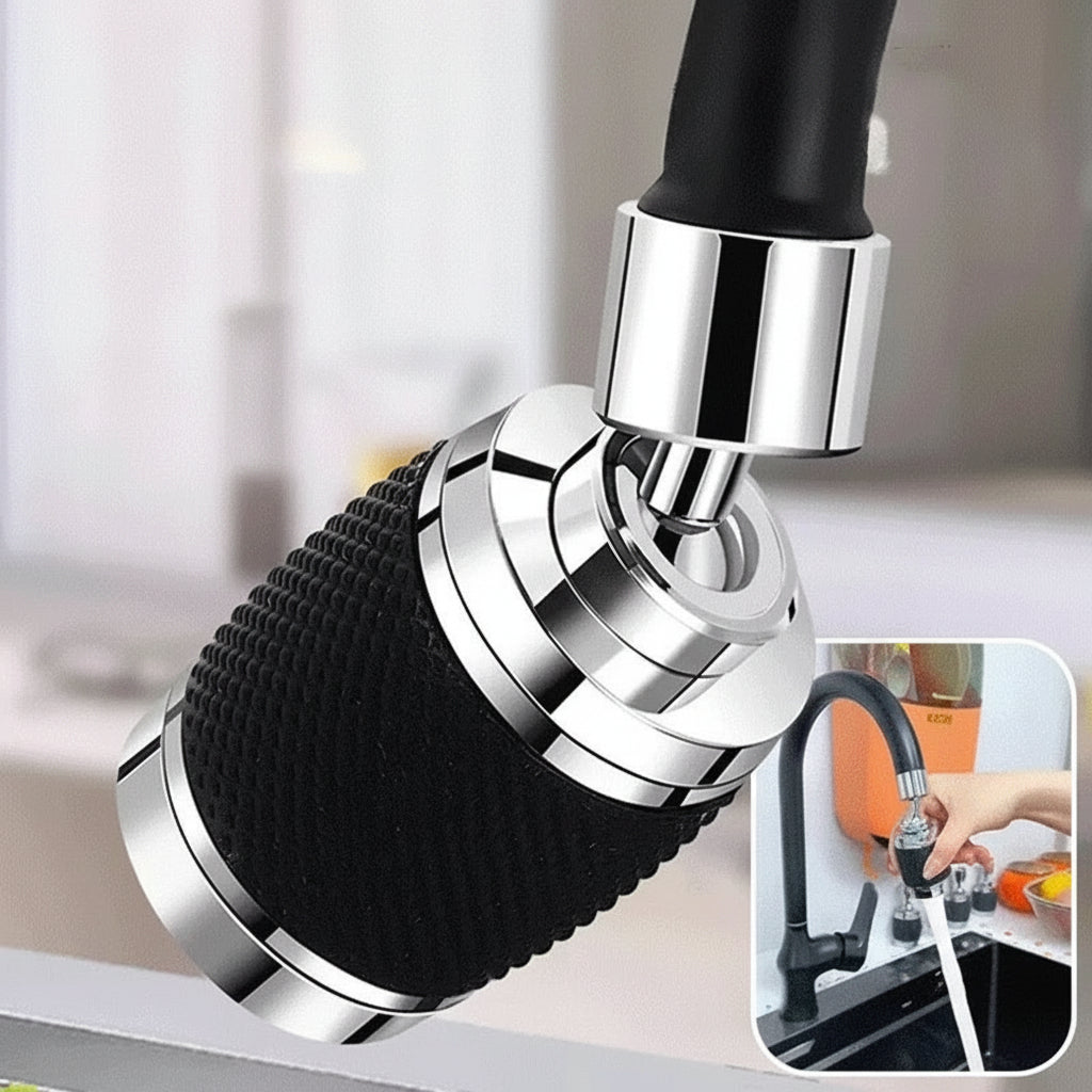 Robinet Avec Embout Anti-Éclaboussures Rotatif 360° Pour Un Lavage Précis Et Propre Kitchen Accessories Electro Paris