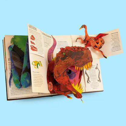 Livre Pop Up Dinosaure 3D Pour Une Découverte Immersive De L’Univers Préhistorique Pop up book Electro Paris