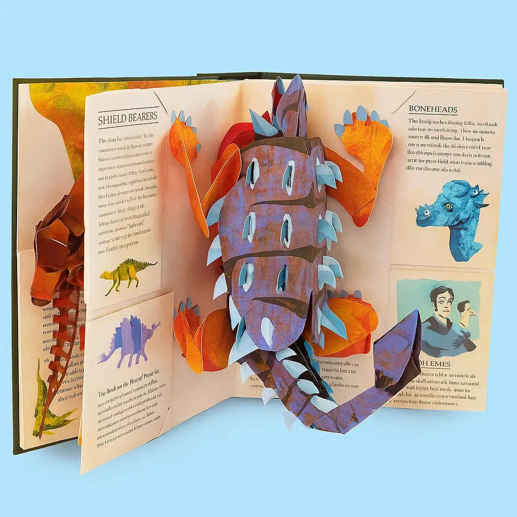 Livre Pop Up Dinosaure 3D Pour Une Découverte Immersive De L’Univers Préhistorique Pop up book Electro Paris