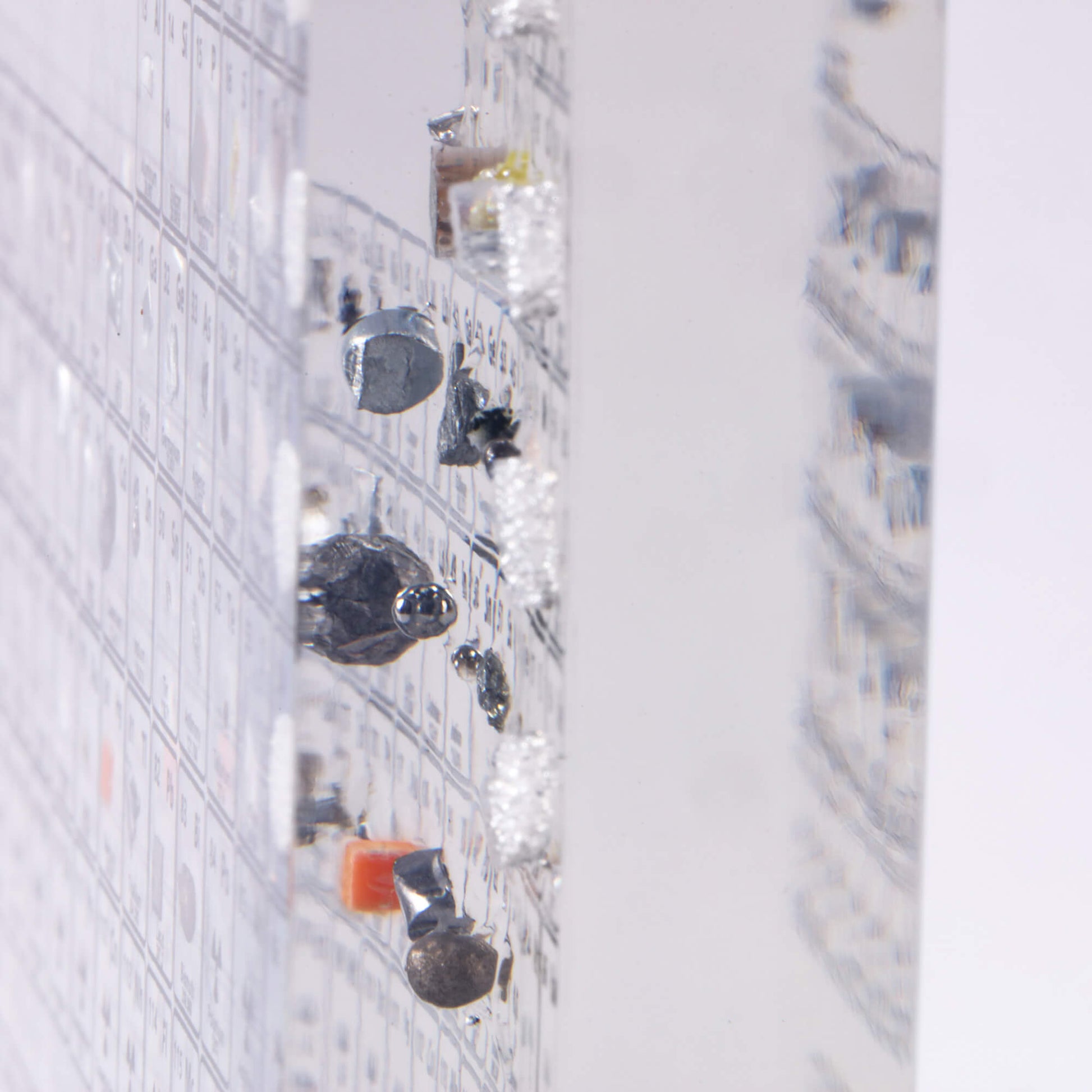 Tableau Périodique En Acrylique Avec Éléments Réels – Pièce De Collection Éducative Et Décorative Periodic table Electro Paris