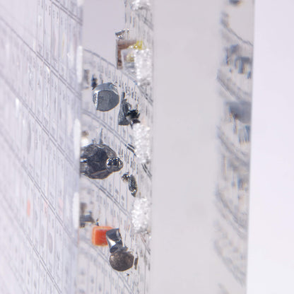 Tableau Périodique En Acrylique Avec Éléments Réels – Pièce De Collection Éducative Et Décorative Periodic table Electro Paris