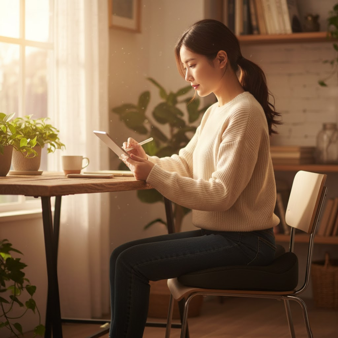 Coussin Ergonomique de Siège Pour Soulager la Douleur Pendant de Longues Périodes Assises Back & Lumbar Support Cushions Electro Paris