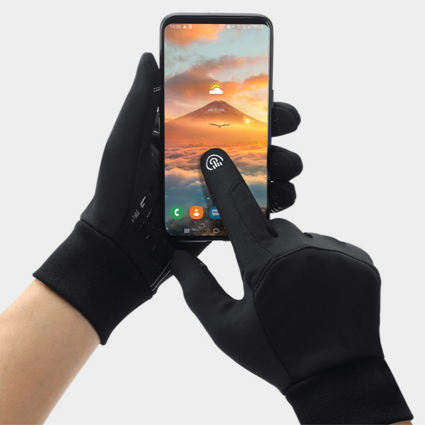 Gants d'hiver avec commande tactile – Chaleur, Confort Et Technologie Au Bout Des Doigts Touch Handschoenen Electro Paris