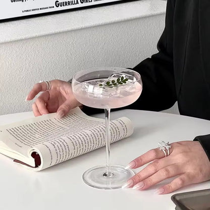 Verres À Cocktail En Cristal Faits Main – Set De 6